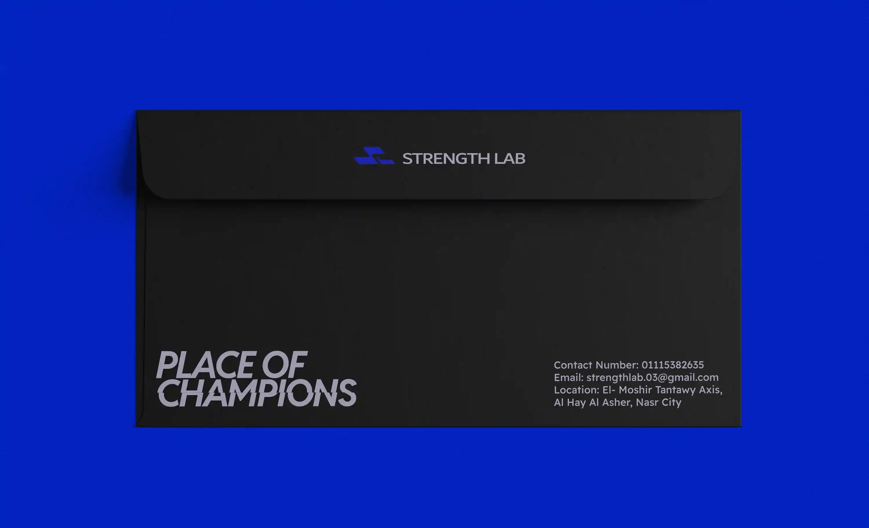 Strength Lab envelope front